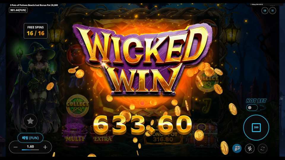 Screenshot 4 for 3 Pots of Potions Bewitched Bonus Pot 20,000