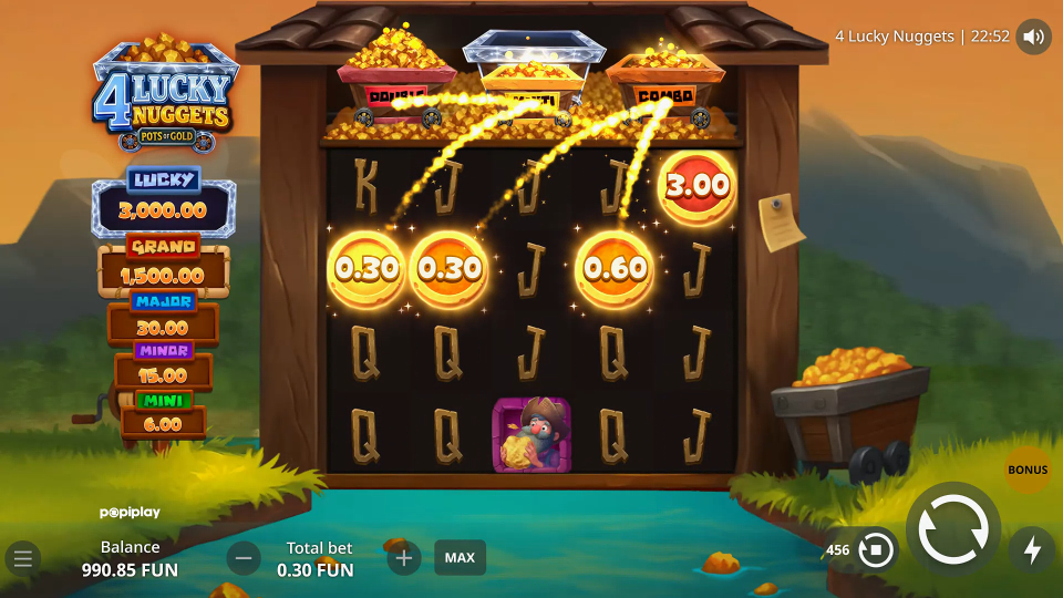 Screenshot 1 for 4 Lucky Nuggets