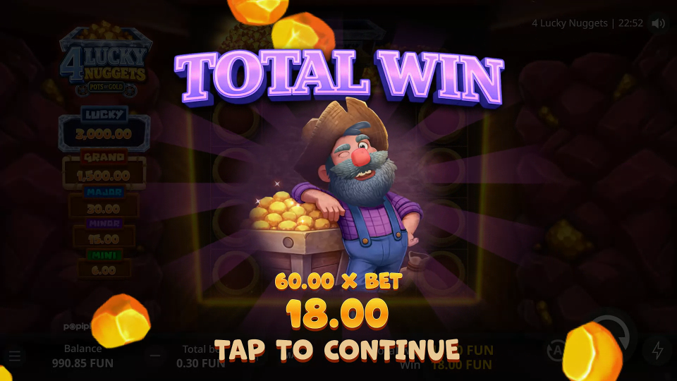 Screenshot 5 for 4 Lucky Nuggets