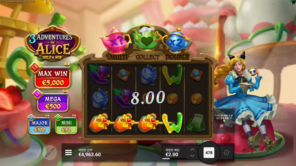 Screenshot 4 for 3 Adventures of Alice Hold & Win