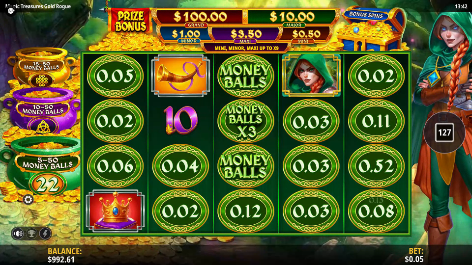 Screenshot 1 for Magic Treasures Gold Rogue