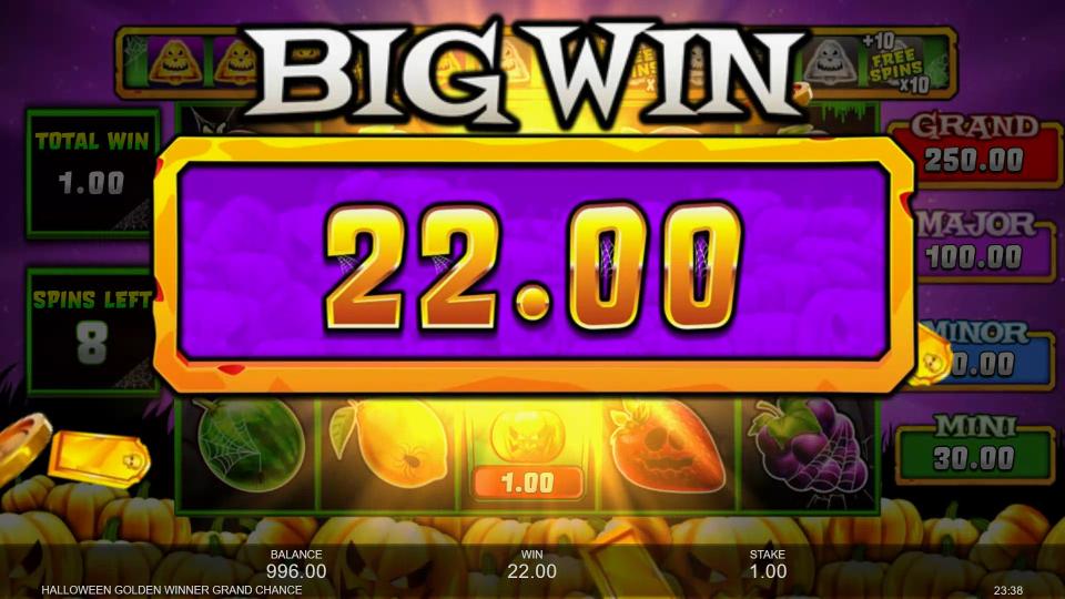 Screenshot 2 for Halloween Golden Winner Grand Chance