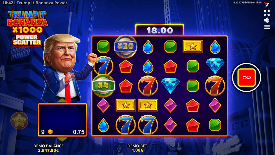 Screenshot 2 for Trump It Bonanza x1000