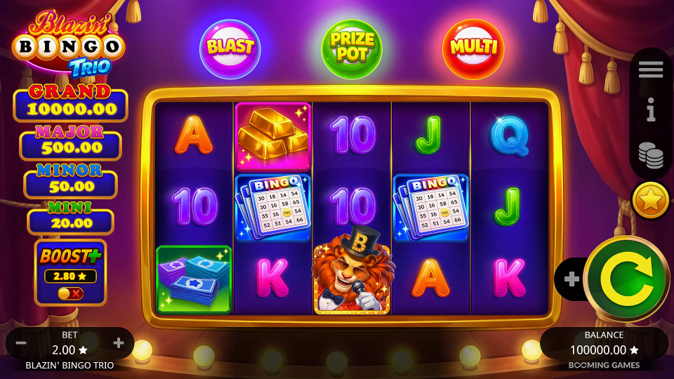 Screenshot 4 for Blazin' Bingo Trio