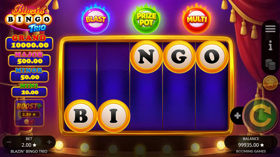 Screenshot 3 for Blazin' Bingo Trio