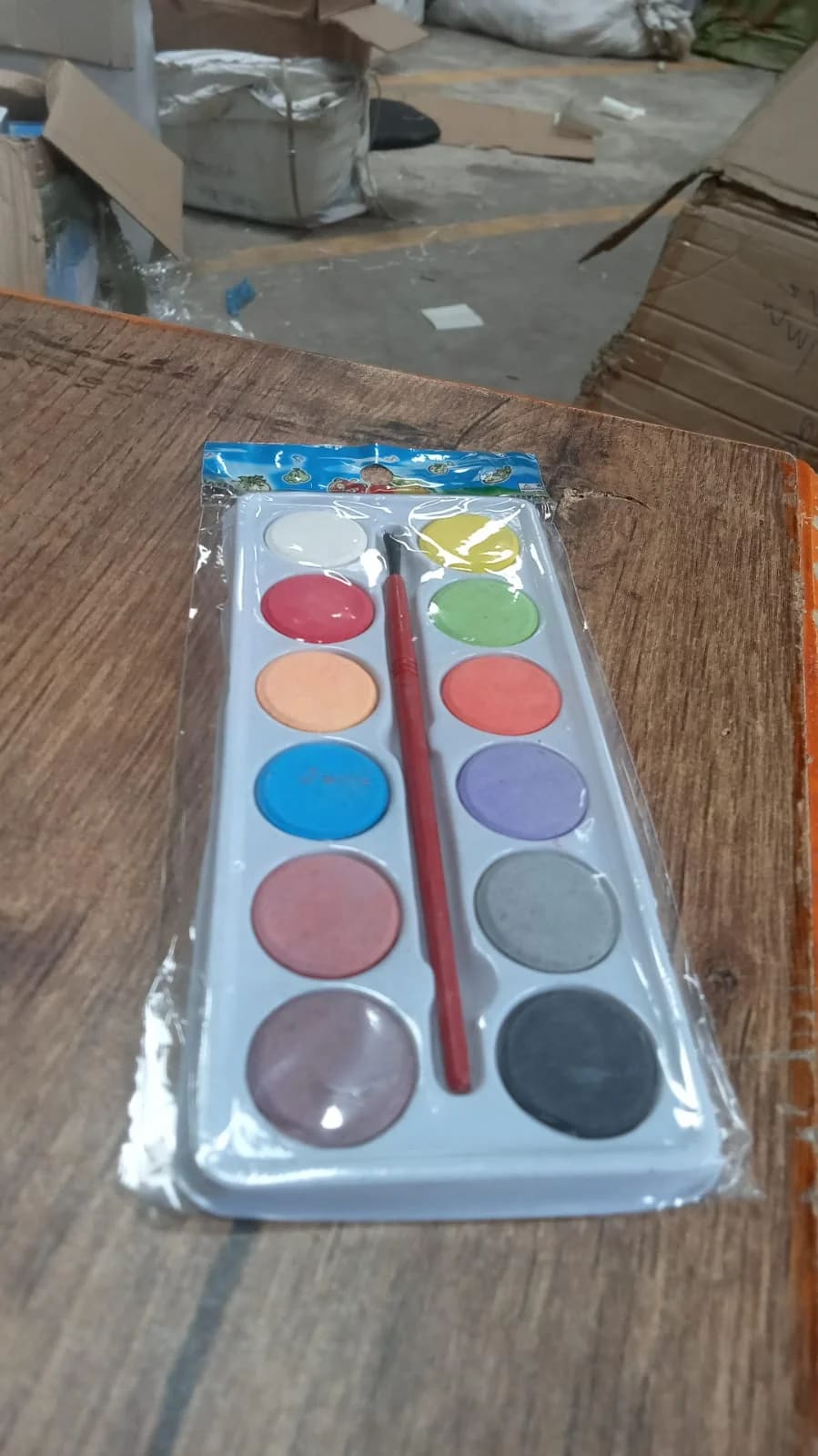 12 Shades Water Color Paint Set with Brush | Watercolour Cakes for Kids, Students & Artists | Non-Toxic Water Paint Kit, thumbnail 4