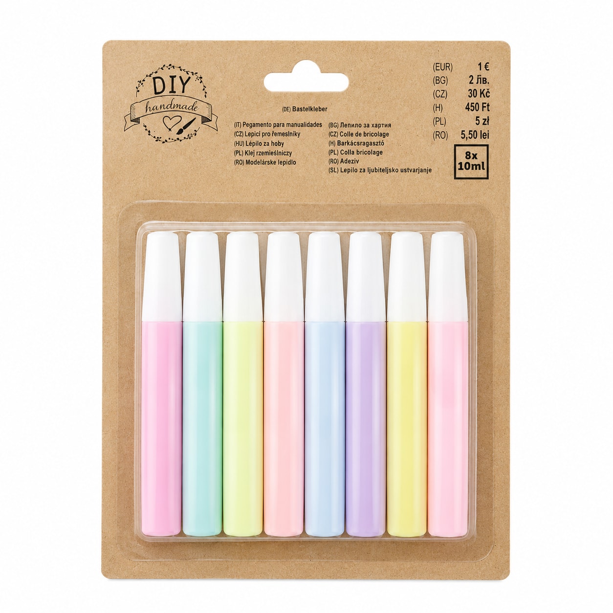DIY Handmade Stationery Craft Glue Pens – 8-Piece Set 10ml each byDkautin  Enterprises, shop online in India