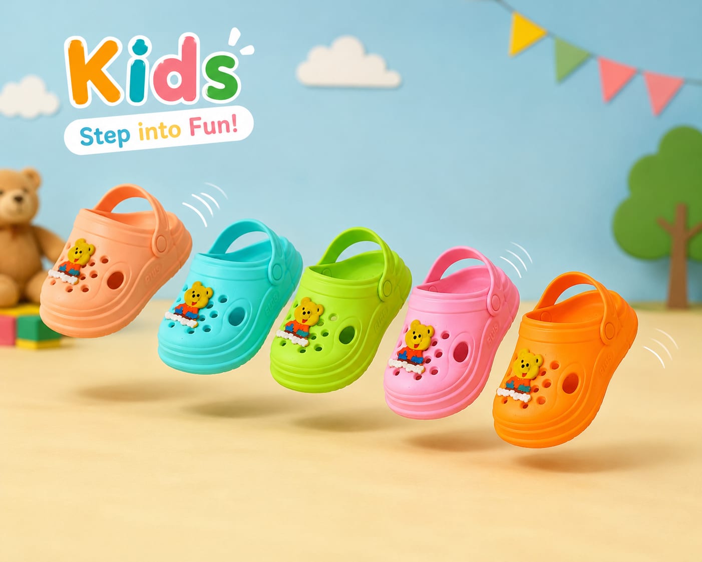 Kids Assorted Cartoon Clogs / Casual Clogs, thumbnail 4