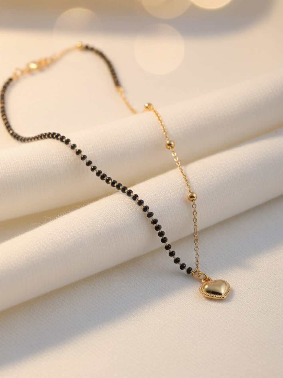 Shringarika Adaline Heart Pendant Mangalsutra, shop online in India