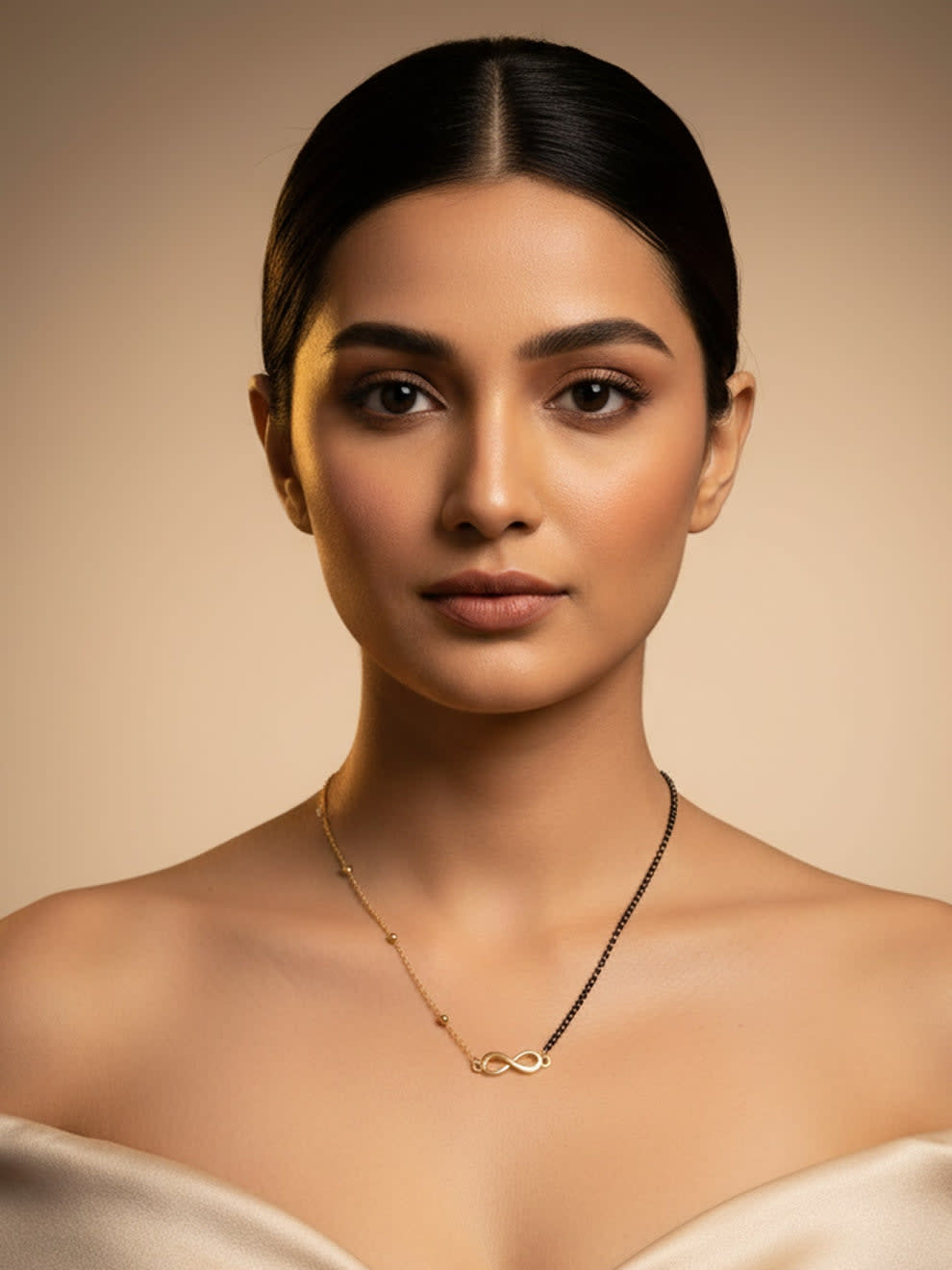 Shringarika Kylie Infinity Charm Mangalsutra, thumbnail 2