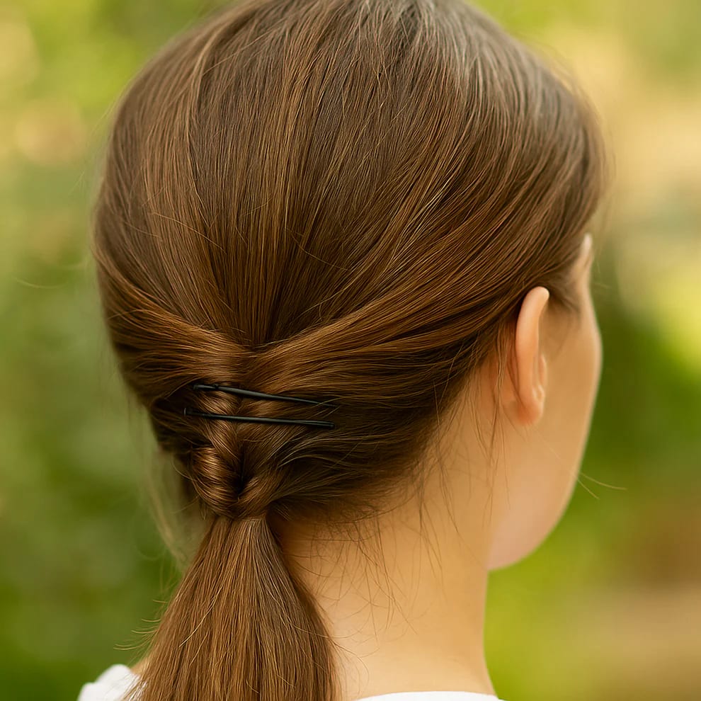 Black Bobby Pins for Women & Girls | Strong Grip Hair Pins | Pack of 01, thumbnail 3