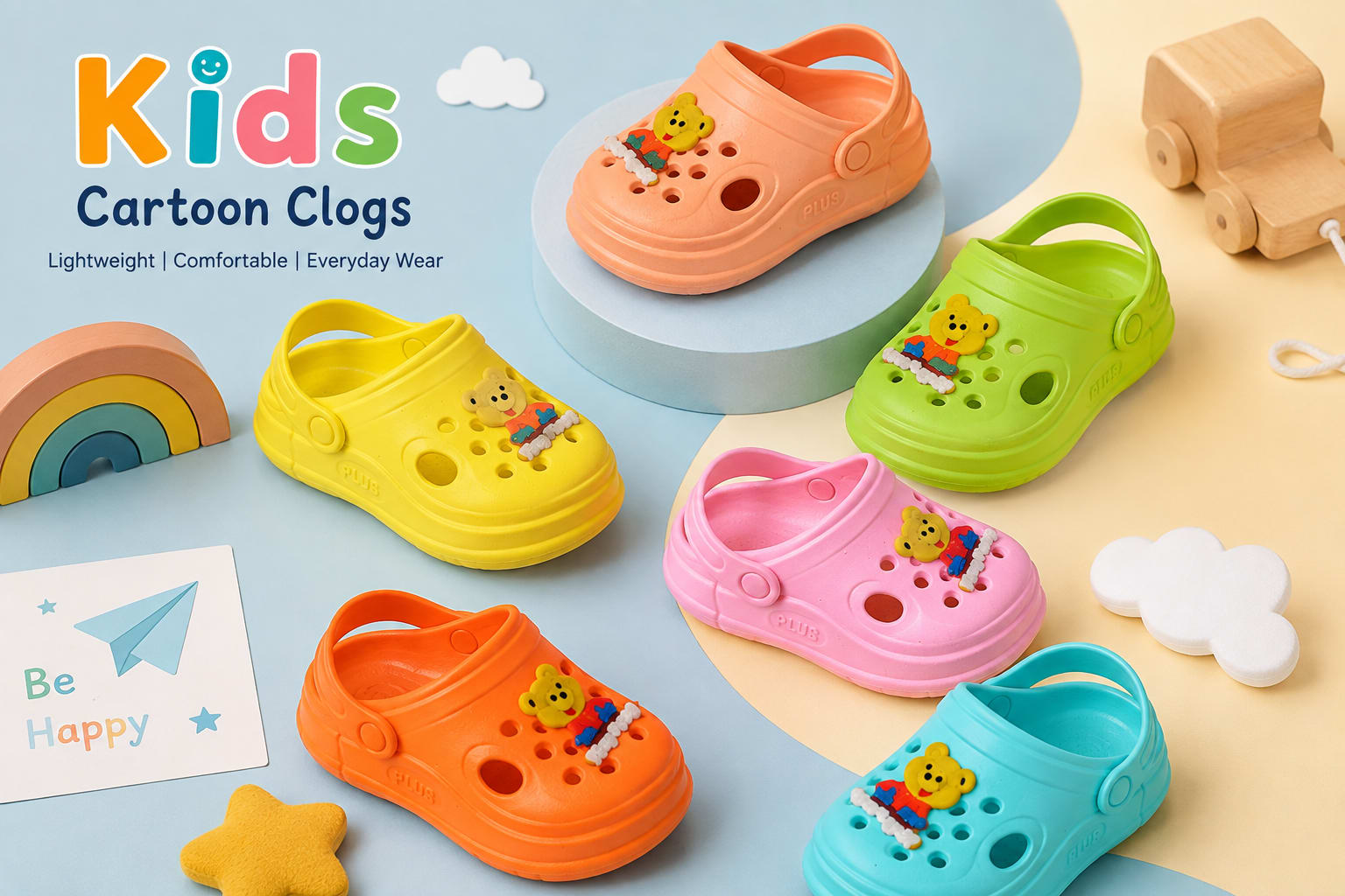 Kids Assorted Cartoon Clogs / Casual Clogs, thumbnail 2