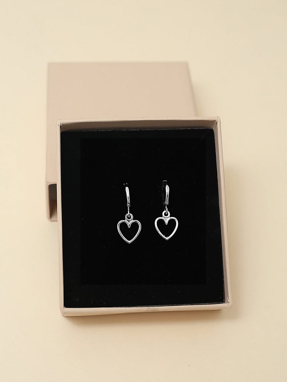 Combo of 3 Designer Earrings for Women & Girls | Evil Eye, Heart & Gold Oval Drop Earrings — thumbnail 3