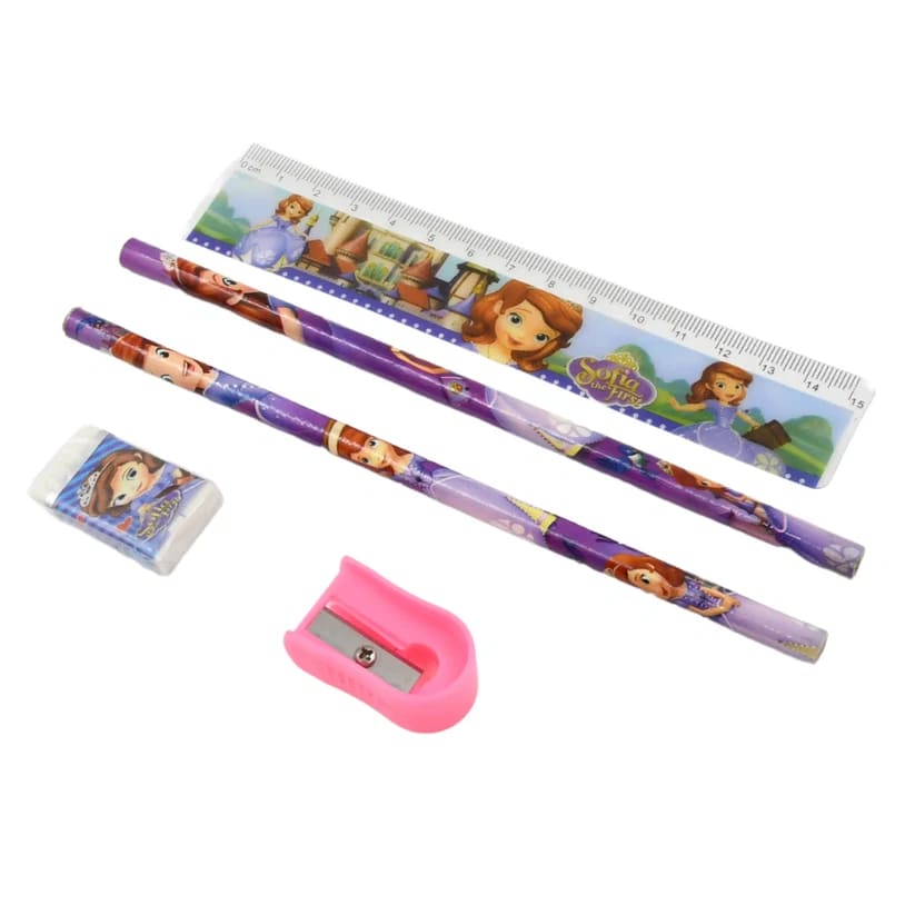 Princess Kids Stationery Kit with Pencil Pouch – Gift Set, thumbnail 2