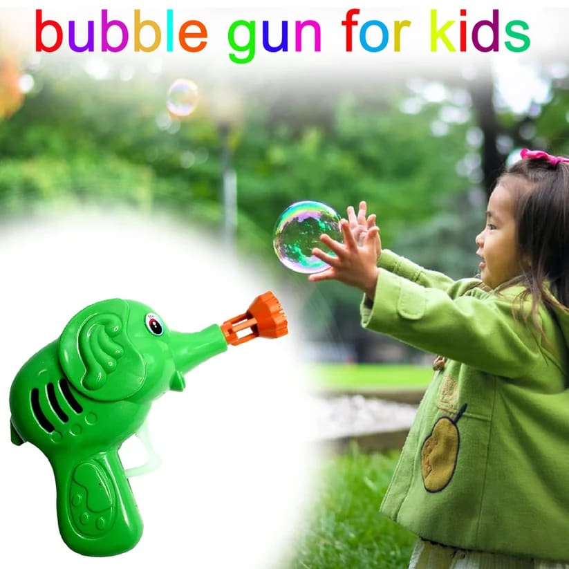 Cute Elephant Automatic Bubble Gun Toy for Kids | Outdoor Fun Toy, shop online in India