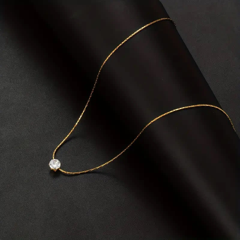 Shringarika Minimalist Solitaire Pendant Necklace for Women, shop online in India