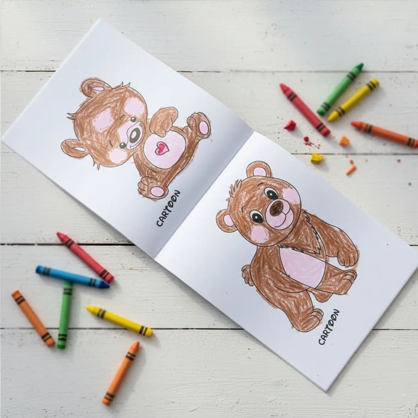Kids Coloring Books Set (Pack of 8), thumbnail 2