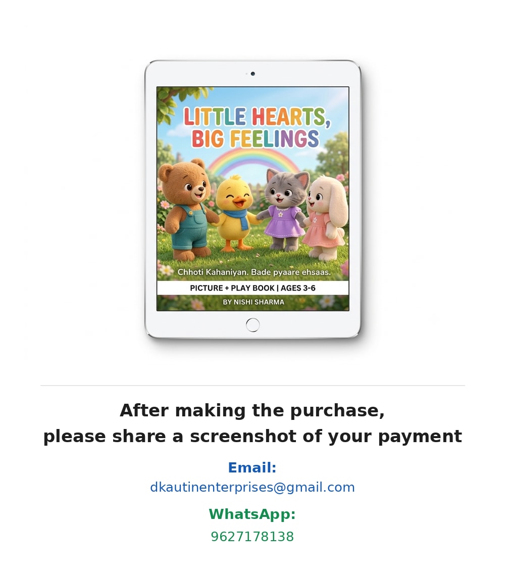 Little Hearts, Big Feelings: Chhoti Kahaniyan, Bade Pyaare Ehsaas — Picture + Play Emotional Learning E-Book for Kids Ages 3-6, thumbnail 2