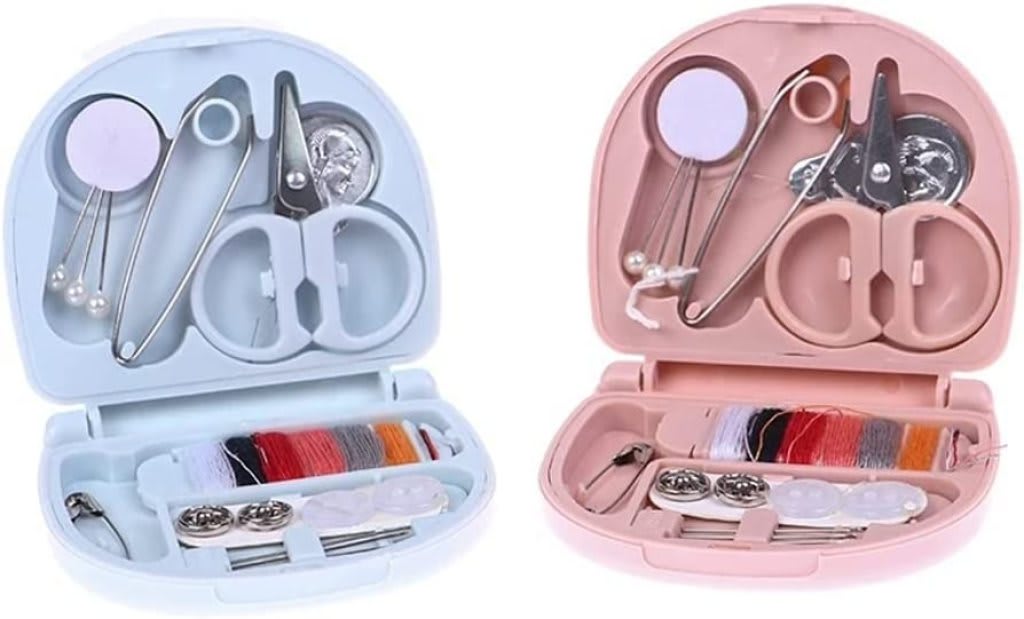 Mini Travel Sewing Kit with Thread, Needles, Scissors & Safety Pins | Portable Emergency Stitch Repair Kit for Home, Office & Travel, thumbnail 3