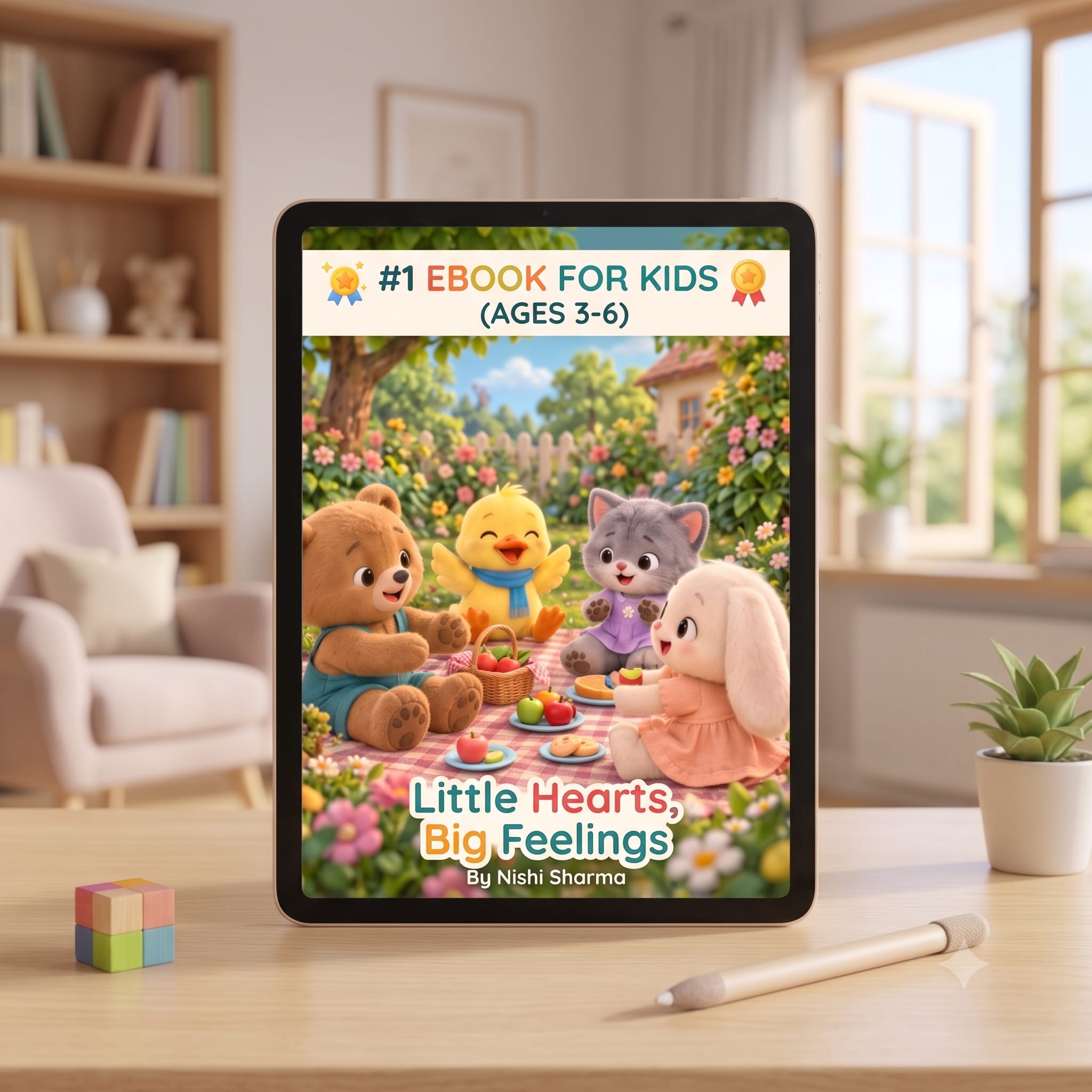 Little Hearts, Big Feelings: Chhoti Kahaniyan, Bade Pyaare Ehsaas — Picture + Play Emotional Learning E-Book for Kids Ages 3-6, thumbnail 3