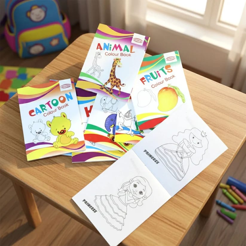 Kids Coloring Books Set (Pack of 8), thumbnail 3