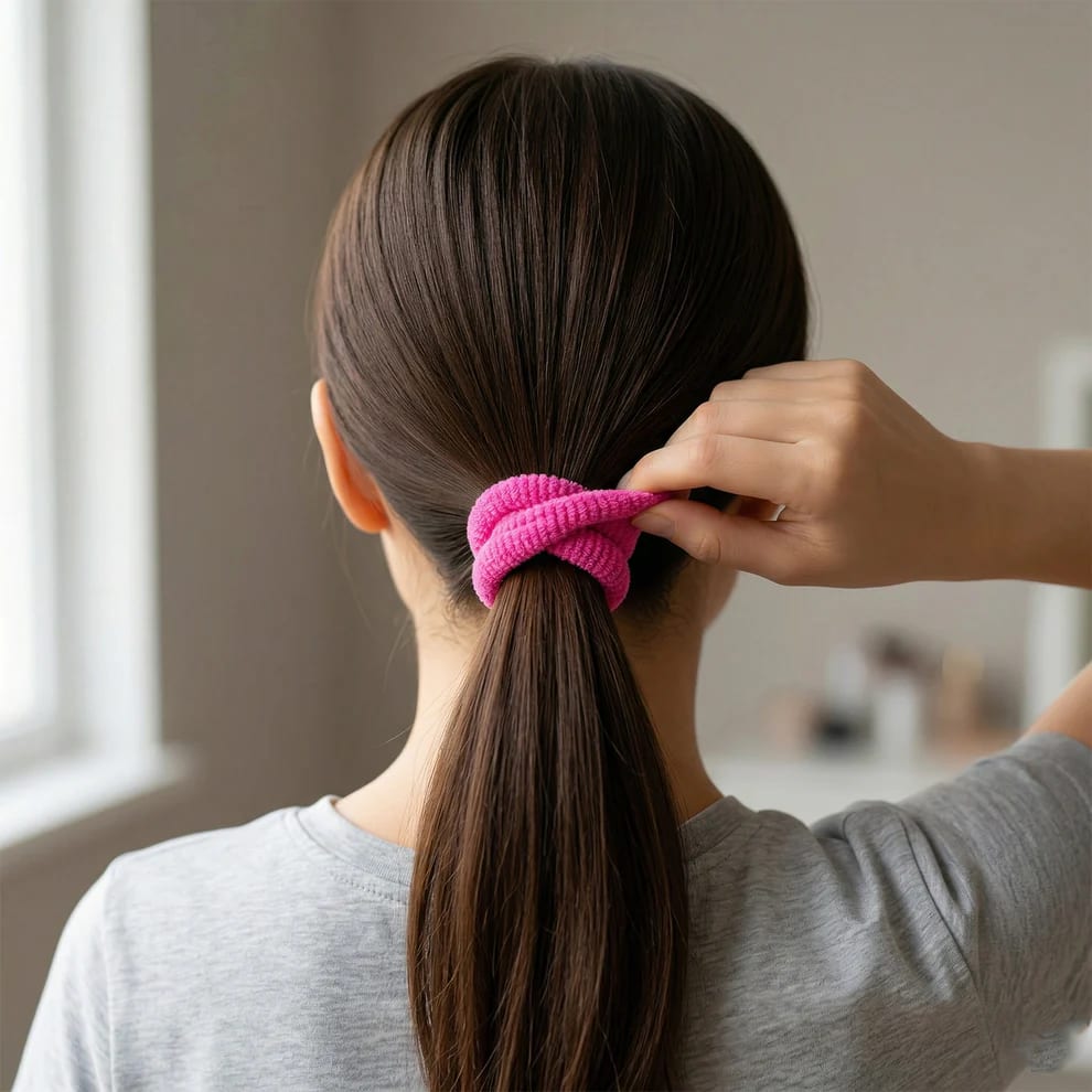 Pack of 35 Soft Mini Hair Ties for Girls & Kids | Multicolor Stretchable Ponytail Hair Bands | No Damage Elastic Hair Accessories, thumbnail 2