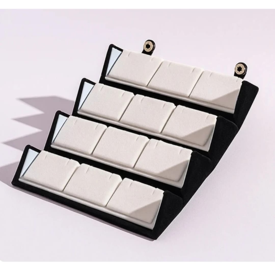 Shringarika 12 Pairs  4-Tier Foldable Jewellery Display Stand for Earrings, shop online in India