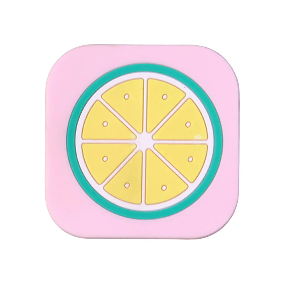 Cute Lemon Silicone Cup Coaster for Tea & Coffee Mugs | Non-Slip Heat Resistant Drink Coaster | Table Protection Mat (Pack of 1) — wholesale price India