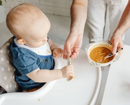 feeding baby