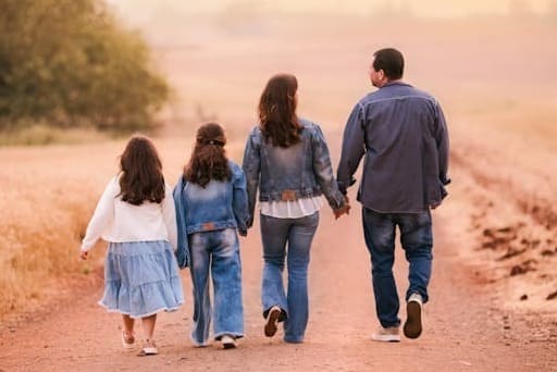 family enjoying outdoor activities