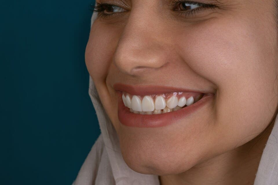 smiling mother