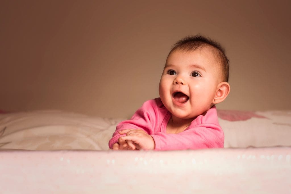 happy infant