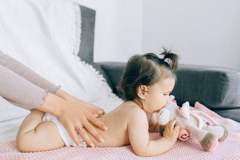 baby oil massage