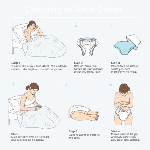 Как правильно менять памперс лежачему больному: пошаговое руководство