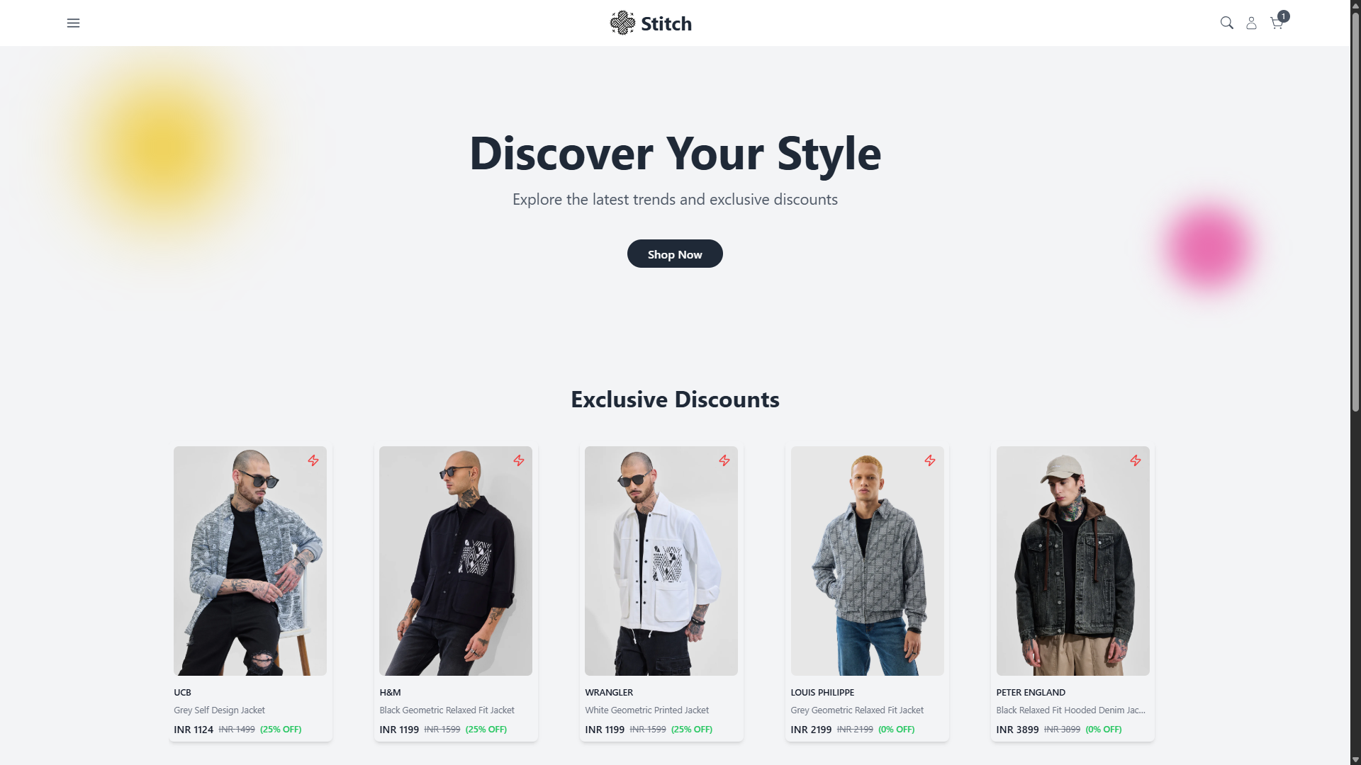 Stitch : E-Commerce Platform