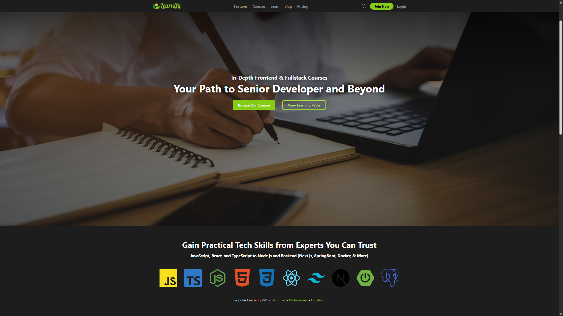 Learnify : Landing Page