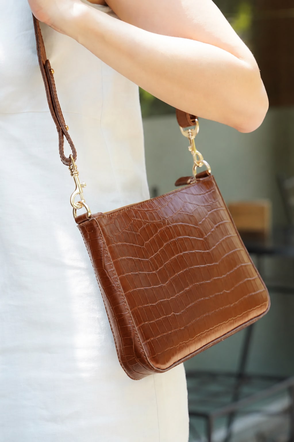 Heritage Leather Satchel Lifestyle