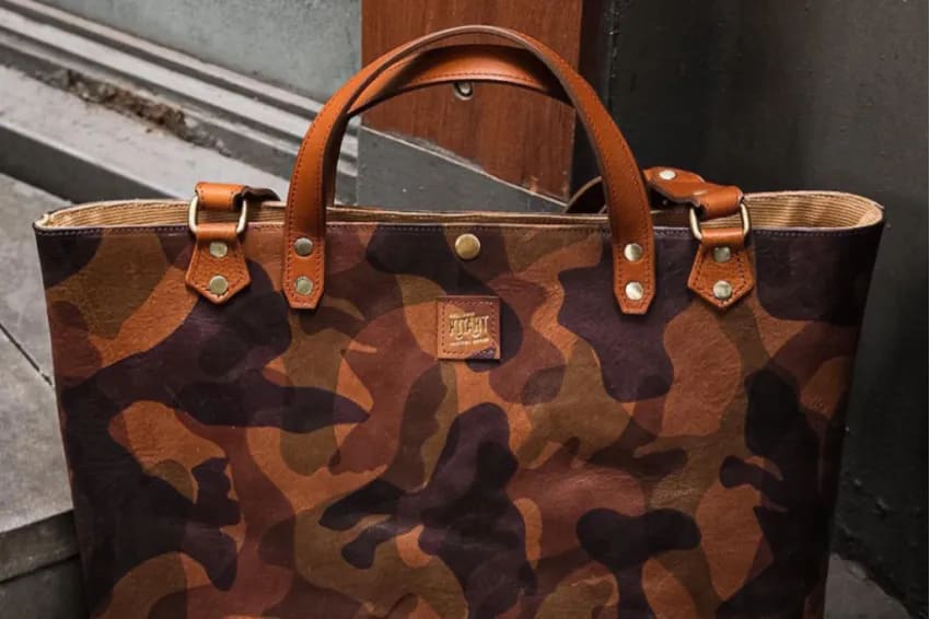 Leather Satchel Side View
