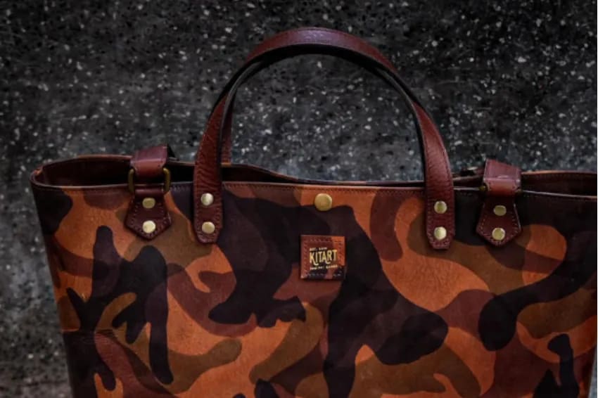 Leather Satchel Interior Detail