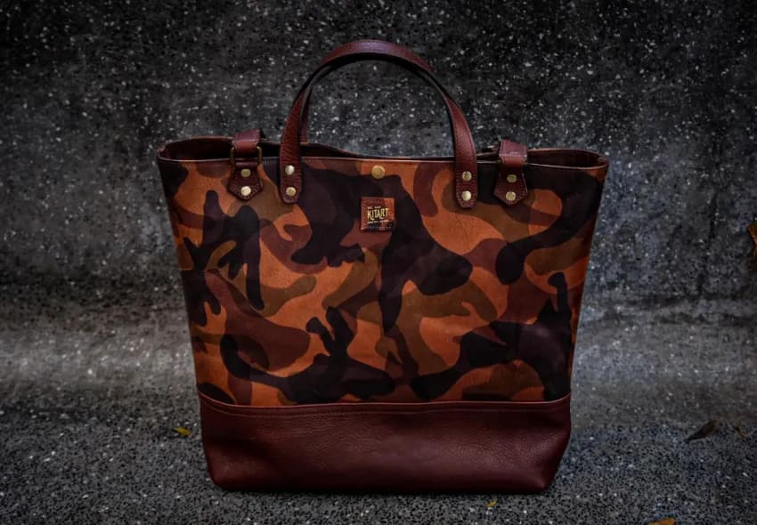 Heritage Leather Satchel Lifestyle