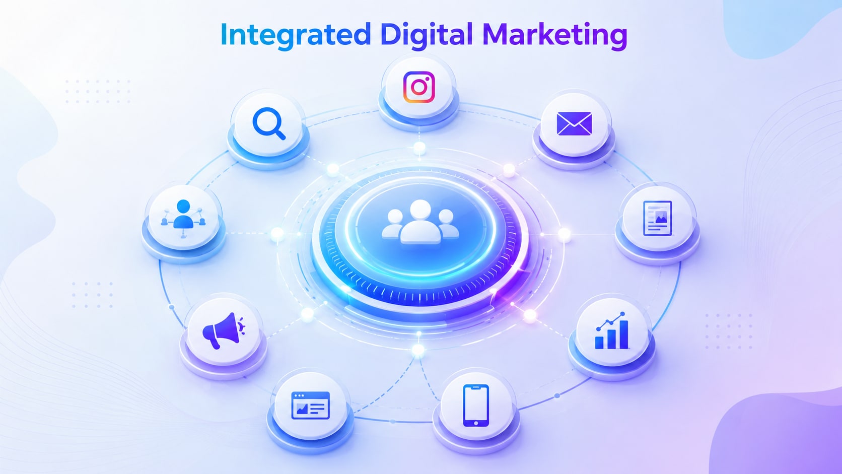 Advanced digital marketing dashboard