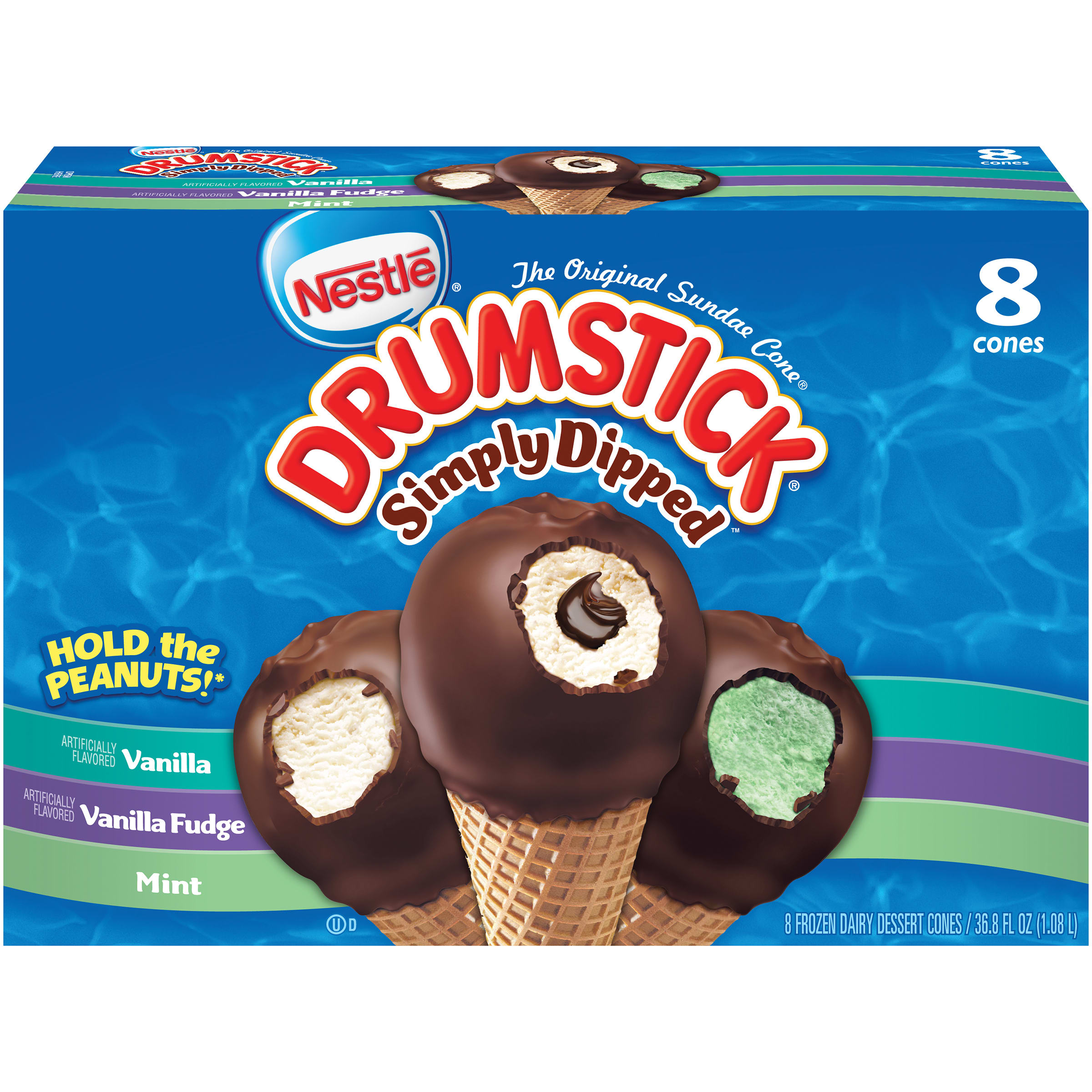 UPC 072554110573 - Nestle Simply Dipped Drumstick Frozen Dessert Cones ...