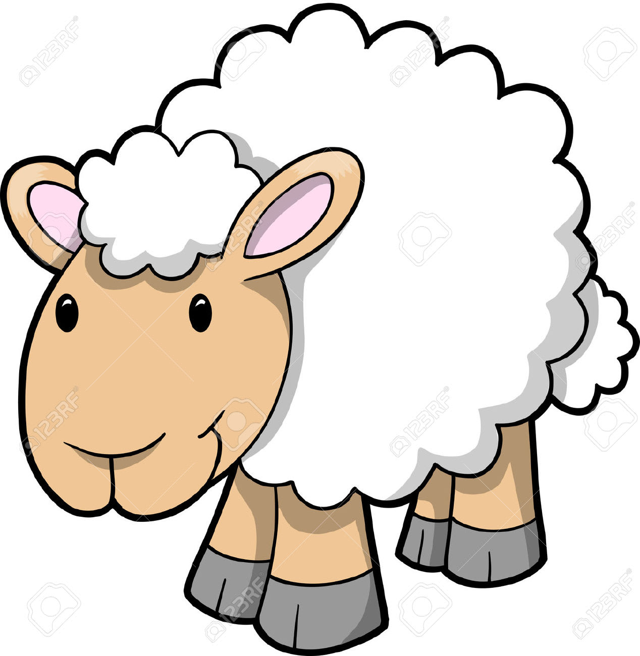 Little Lamb Clipart | Free download on ClipArtMag