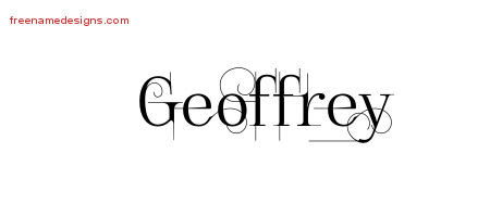 geoffrey Archives - Free Name Designs