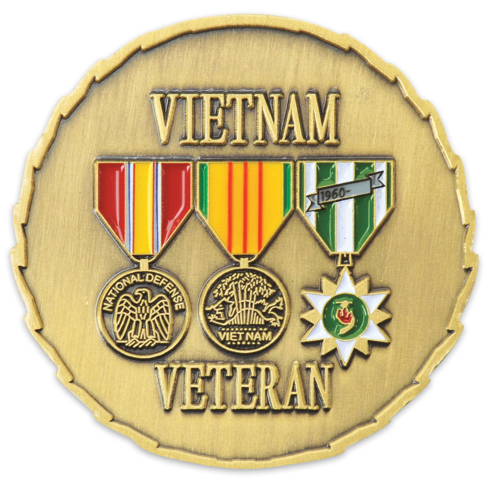 Vietnam Veteran 50th Anniversary Tribute Coin | CHKadels.com | Survival ...