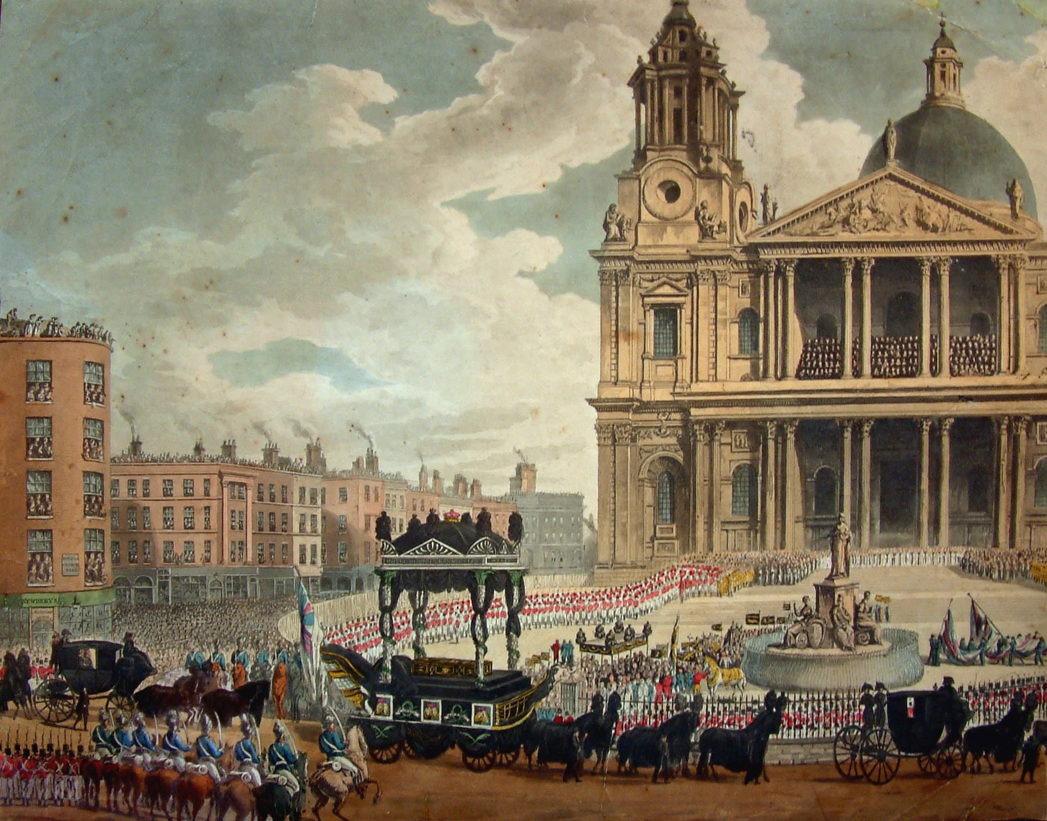 The Funeral and Burial of Admiral Lord Nelson - 9 January 1806