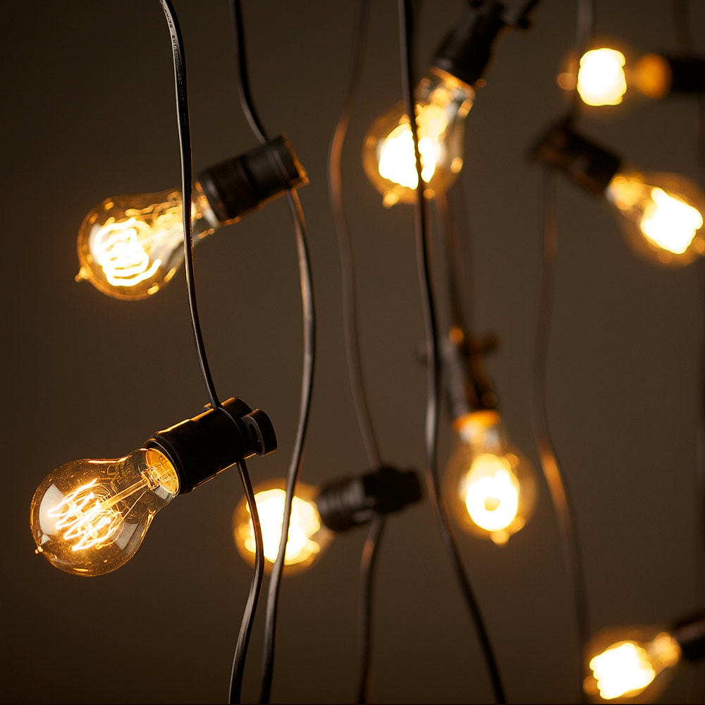 Edison outdoor string lights for decorating your home | Warisan Lighting