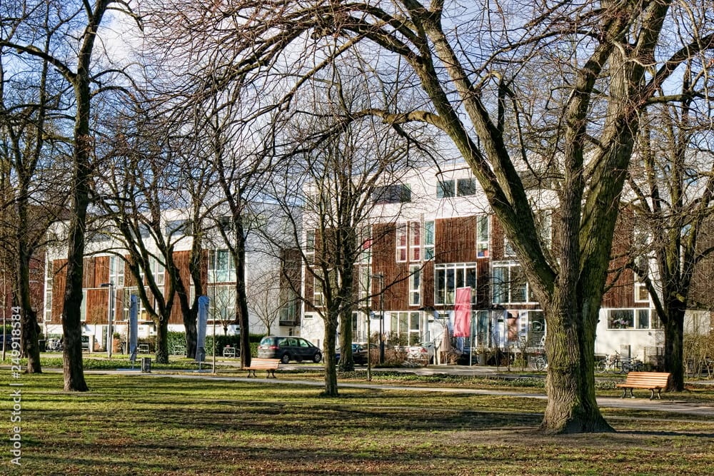 Berlin-Rummelsburg, Medaillonplatz Stock Photo | Adobe Stock