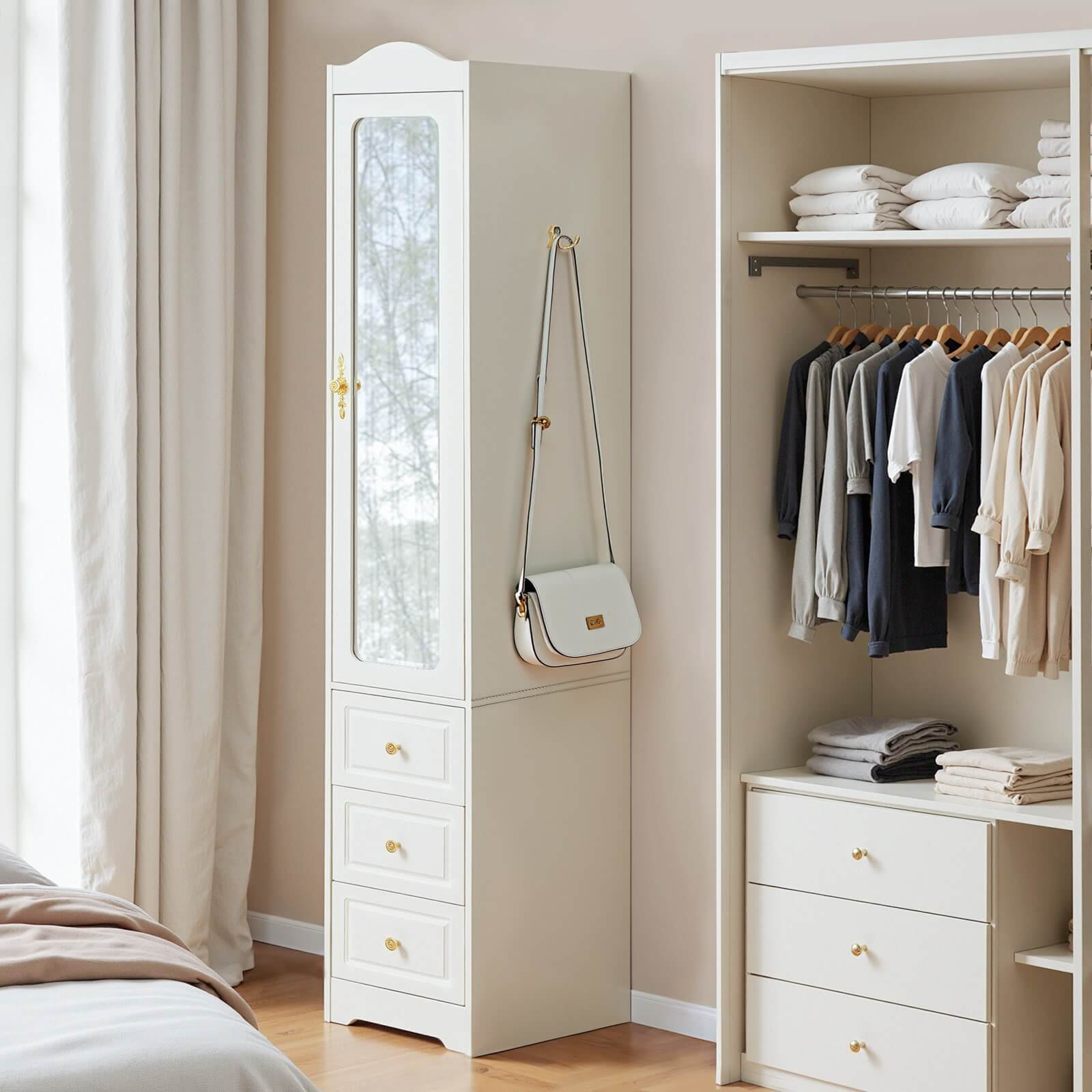 Wrought Studio Armoires & Wardrobes | Wayfair