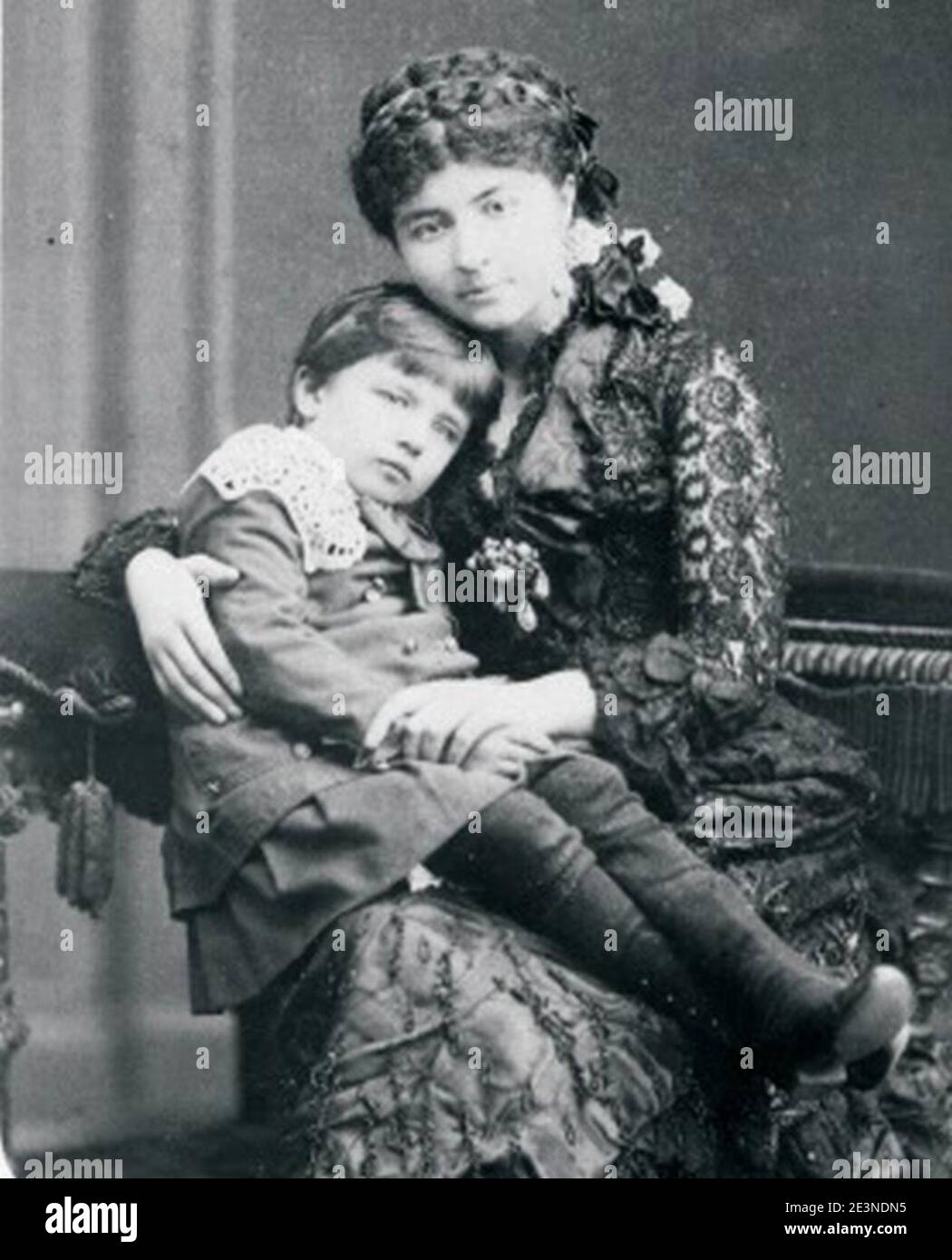 Maria z Krasi skich Raczy ska z synem Karolem Rogerem Stock Photo - Alamy